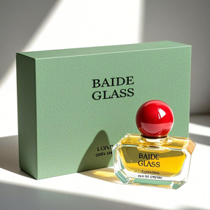 Factory Clear Flat Perfume <b>Empty</b> Bottle Crown Cap Crimp Square Rectangle Pump Spray Mini 30ml Glass Perfume Bottle with <b>Gift</b> <b>Box</b> - Product Image 4