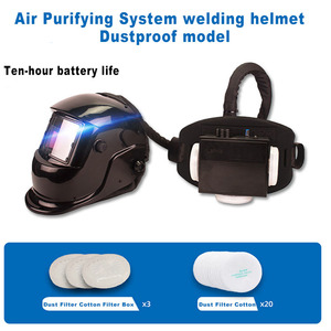 Mũ hàn có kính chắn mặt và hệ thống lọc không khí XLSF-A8DHM Mặt nạ hàn tự động làm tối bằng năng lượng mặt trời - Product Image 3