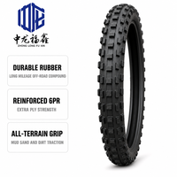 Pneu de moto tout-terrain 70/100-19 6PR TT Knobby, pneu avant pour motocross, enduro, dirt bike