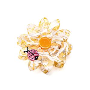 กิ๊บติดผมอะซิเตททำมือสไตล์เกาหลีเรียบง่าย ลายดอกเดซี่ หัวใจ ฉลาม แฟชั่น สำหรับผมหนา ปี 2026 - Product Image 2