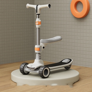 Patinete de Juguete para Niños de 1 a 12 <span class=keywords><strong>Años</strong></span>, Patinete Plegable con Pedales para Niños Grandes, Patinete de Empuje para Bebés en Venta - Product Image 5