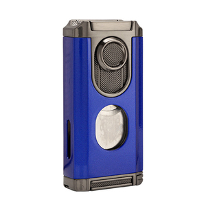 Premium Luxury Wholesale Torch Multifunction <b>Custom</b> Logo Cigar Accessories Cigar <b>Lighter</b> With Cutter and Drill - Product Image 1