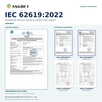 ASGOFT 20-930kWh Système de Stockage d'Énergie Renouvelable (ESS) 144kWh 164kWh 215kWh 261kWh Commercial Industriel BESS Armoire de Batteries BYD Blade