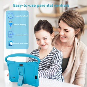 Tablette d'apprentissage intelligente pour enfants <span class=keywords><strong>de</strong></span> 7 pouces, processeur quadricœur 1,5 GHz, 32 Go, écran capacitif 1024x576, WiFi, avec fonctions d'appel et <span class=keywords><strong>de</strong></span> tutorat - Product Image 3
