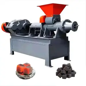 Shisha Hookah Charcoal Briquettes Making Extruder Machine