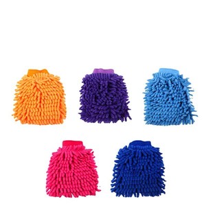 Gants de nettoyage de voiture en chenille Yi Kailing, double face, épaissis, en polyp corallien, pour lavage auto, petits, moyens, grands, imperméables - Product Image 4