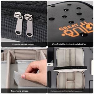 Sac de rangement pour câbles de données, moderne, simple, multifonctionnel, pour écouteurs, batterie externe, téléphone, en tissu Oxford 1680D épaissi - Product Image 4