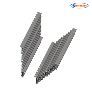 Deslizador de mesa de transformador de comedor extensible de extensión de sección múltiple exterior de aluminio - Product Image 3