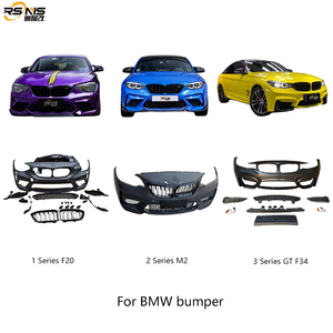 Pour <span class=keywords><strong>BMW</strong></span> Série <span class=keywords><strong>1</strong></span> F20 Ensemble de pare-chocs avant avec calandre Style M2C amélioré de haute qualité parfait pour le Kit de Conversion de carrosserie F20 - Product Image 2