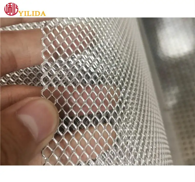 SUS 304 / 316 atau Aluminium Mikro Fasad Screening Mesh