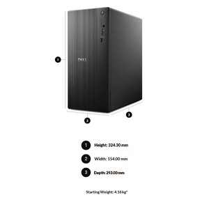 Precio de Fábrica, Computadora de Escritorio <span class=keywords><strong>Dell</strong></span> ECT1250 en Torre, 13ª Generación I3/i5/i7, RAM DDR5, SSD+HDD con Monitor de 21.5 Pulgadas, PC para Oficina y Negocios - Product Image 6