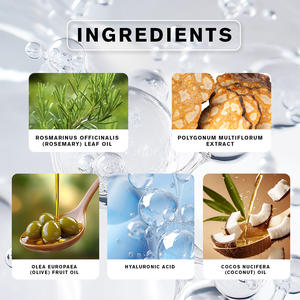 Champú y acondicionador anticaída de menta y Romero, superventas OEM de fábrica, juego de cuidado del crecimiento del cabello con biotina suave - Product Image 3