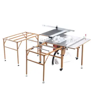 Máquina de sierra de mesa portátil deslizante, último diseño, precio de fábrica, para carpintería