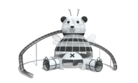Panda parc à thème jeu personnalisé entraîneur diapositives équipements maison terrain de jeu en plastique intérieur cabane centre de jeu espace amusant pour les enfants