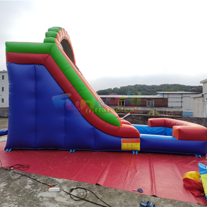 Tobogán acuático comercial para niños con piscina inflable para el patio trasero. - Product Image 4