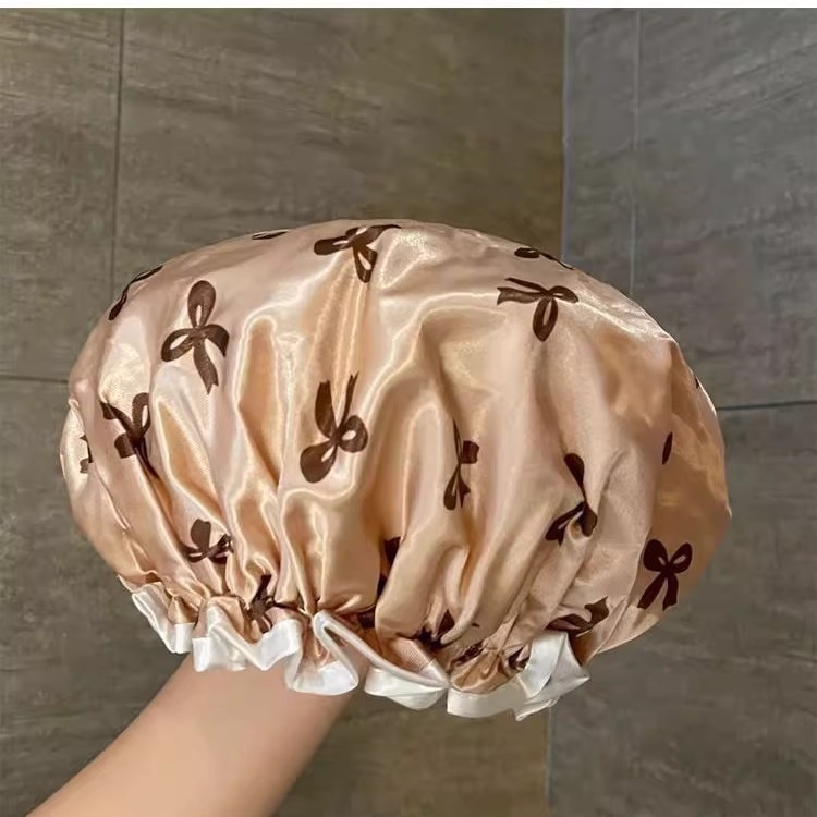 Bow-tie shower cap [Rose Gold]