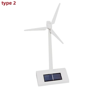 Mini năng lượng mặt trời Powered Driving Wind Turbine mô hình mini năng lượng mặt trời đồ chơi mini Máy phát điện tuabin gió mô hình năng lượng mặt trời Powered Cối Xay Gió - Product Image 4