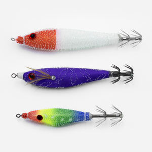 Anzuelo de calamar luminoso UV 1,5 #-4,0 # personalizado <span class=keywords><strong>EGI</strong></span> señuelo equipo de pesca único para sepia de agua salada y pulpo - Product Image 1