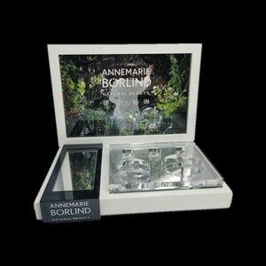 Exhibidor de Cosméticos de Acrílico Transparente, Bandeja Organizadora de Maquillaje para Mostrador de Tienda - Product Image 3