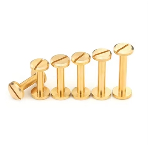 Broches en métal en acier inoxydable <span class=keywords><strong>Couture</strong></span> Cap <span class=keywords><strong>Rivet</strong></span> en cuir Vis mâles et femelles M1 Machine Chicago Vis à tarauder - Product Image 2