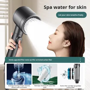 All'ingrosso soffioni doccia a pioggia ad alta pressione Set di accessori per rubinetto da bagno con docce a mano - Product Image 3