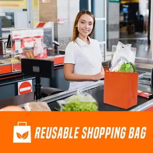 Özel baskılı Logo ile Bolsas Tnt olmayan dokuma taşıma torbaları eko yeniden kullanılabilir dokunmamış kumaş torba