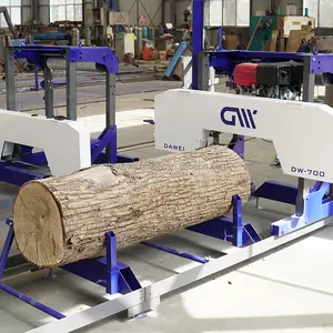 portable heavy duty timber sawmill for big size wood cutting mini sawmill saw machine woodworking machinery parts