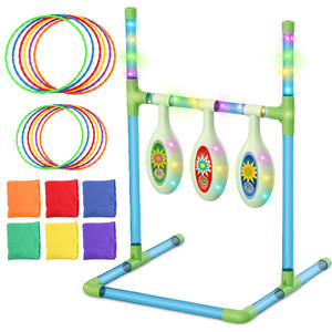 New <b>Light</b> Throwing Game Toy Set Children Sandbag Throwing Ring Indoor and Outdoor Sports Playing Tossing Toy Set - Product Image 3