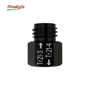 Adaptador convertidor de gas CO2 negro para SodaStream TR21-4 hembra a TR21-3 macho, salida de tanque Quooker Cube, OEM personalizable para soda. - Product Image 6