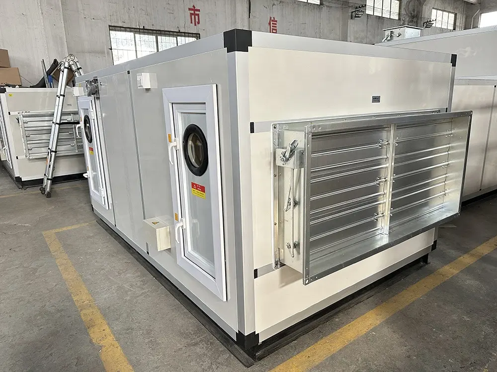 Industrial Desiccant Dehumidifier Air Conditioner Low Humidity HVAC Refrigerant
