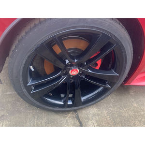 Per Jaguar F-Type ruote auto da corsa Set di 20 mulino a vento nero lucido - Product Image 5