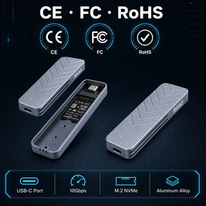 <span class=keywords><strong>Disque</strong></span> <span class=keywords><strong>Dur</strong></span> Externe Portable SSD USB-C Haute Vitesse avec Boîtier en Aluminium pour Montage Vidéo 4K et Jeux, Compatible jusqu'à 4 To de Stockage - Product Image 4