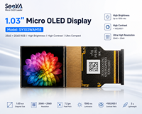 Layar Micro OLED 1,03 Inci 2560x2560, Panel Si-OLED Kecerahan Tinggi 1500 Nits dengan Antarmuka MIPI untuk Kacamata Pintar AR/VR & HMD