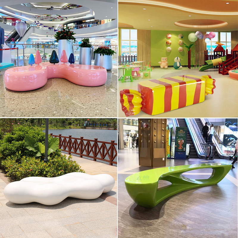 Скамейка из стекловолокна