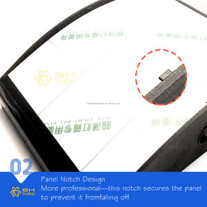 مخزون بالجملة 10 وحدات لوحة قائمة طعام LED مستطيلة للمطاعم السريعة، إعلانات للهامبرغر والدجاج المقلي، لوحة إضاءة للطلب - Product Image 3