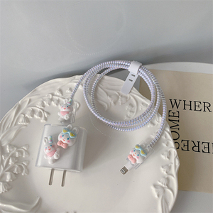 2023 phim hoạt hình mới Thỏ Gấu sạc đầu bảo vệ bìa cho táo sạc nhanh 18/20W chúng tôi tiêu chuẩn - Product Image 6