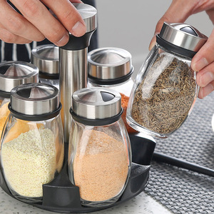 New Product Ideas 2026 Home and Kitchen Revolving <strong>Countertop</strong> <strong>Spice</strong> <strong>Rack</strong> Pour Caps Variety Rotating <strong>Spice</strong> <strong>Rack</strong> Organizer - Product Image 6