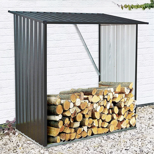 STEELITE Easy-built Wood Storage shed Outdoor Firewood Shed