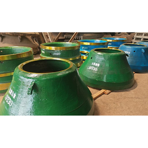 Pièces de concasseur à cône en acier à haute teneur en manganèse Mn18Cr2 : Revêtement de bol concave et manteau pour GP200, GP300, <span class=keywords><strong>GP500</strong></span> - Product Image 6