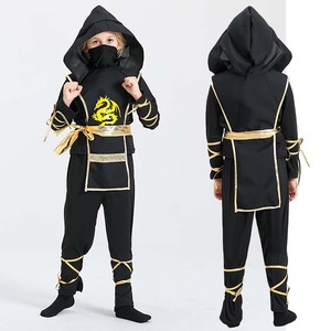 2024 chàng trai Halloween ăn mặc Kungfu Deluxe Đen <span class=keywords><strong>Ninja</strong></span> trang phục TRAD-001-2 - Product Image 4