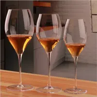 Cam bardak şarap bardakları el üflemeli cam satış mükemmel kullanımlık tek duvar kokteyl şeffaf üst tropikal batı spor BEI