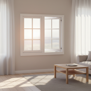 Fenêtre à battant moderne en alliage d'aluminium, double vitrage Low-E, insonorisée, certifiée Energy Star, pour chambre à coucher - Product Image 3