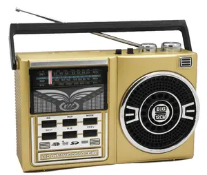 AM/FM/SW 1-2 4 波段收音机