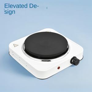 เตาไฟฟ้า1000W แบบเดี่ยวเตาไฟฟ้าจานร้อนแบบแข็งเคาน์เตอร์ในครัวเรือนติดตั้งด้านบนพลาสติก - Product Image 3