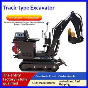 Mini-Excavatrice Agricole Multifonctionnelle, Mini-Excavatrice Intérieure pour la Maison, Petite Excavatrice, Engin de Terrassement pour Vergers - Product Image 1