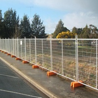 Paneles de Cerca Temporal Estándar de Australia AS4687, Cercas de Construcción, Malla de Alambre Soldada, Barrera de Seguridad Portátil
