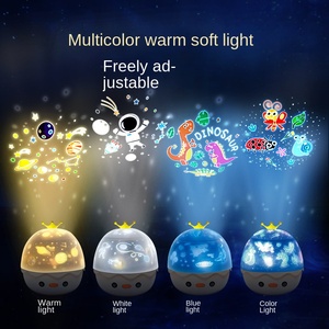 Proyector de Cielo Estrellado de Plástico con Ocho Canciones, Control Remoto, Rotación, Recargable, Lámpara de Atmósfera Nocturna para Dormitorio - Product Image 3