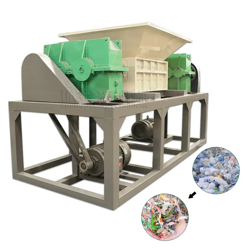 Máquina trituradora para arranhões, para cartões/para pneus/em madeira/caixa de plástico/para recipientes