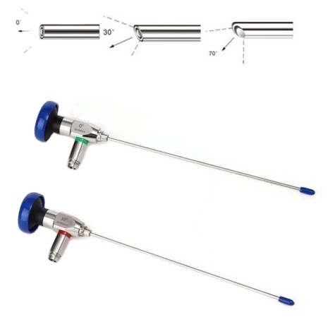 Endoscope 2.7*175mm Arthroscope Sinoscope Miro Camera 0 Degree 30 Degree 70 Degree CE
