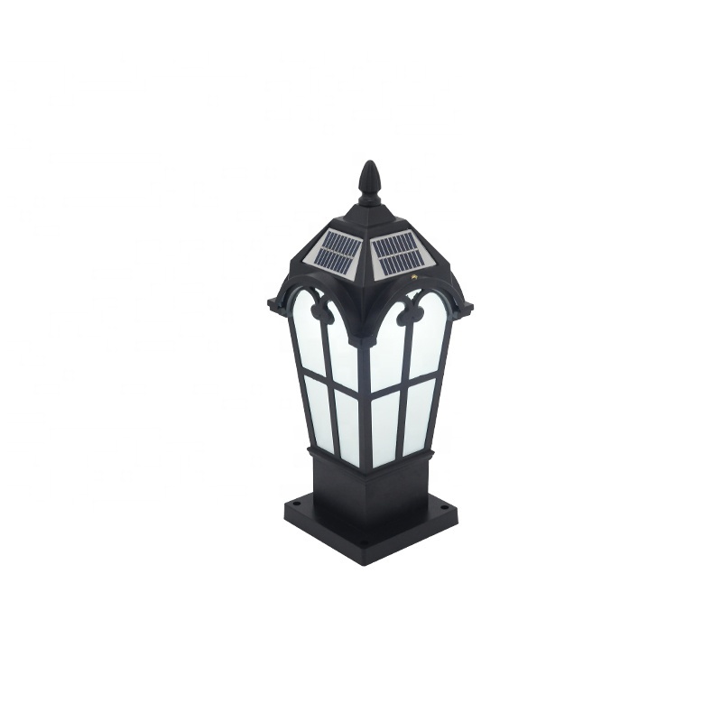 Outdoor Waterproof Roman Type Lamp Energy Saving LED Pillar Lamp Outdoor Garden Landscape Lights Stand Fence Gate Lamp